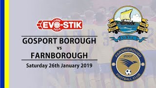 Highlights  Gosport Borough vs Farnborough  26012019 [upl. by Llevaj]