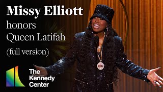 Missy Elliott honors Queen Latifah Extended Version  46th Kennedy Center Honors [upl. by Rettke666]