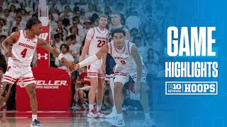 Arizona at Wisconsin  Highlights  Big Ten Mens Basketball  11152024 [upl. by Irok]