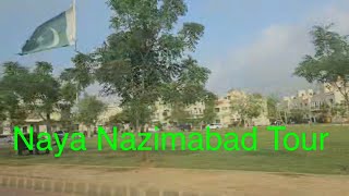 NAYA Nazimabad Tour Housing Karachi Society Visited ABCampD Blocks [upl. by Aillij]