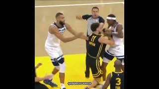 Draymond Chokes Rudy Gobert Voiceover [upl. by Paley703]