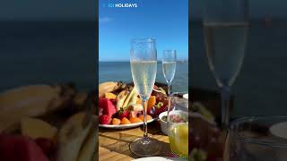 🏝️ Island Breakfast Bliss FlicenFlac with IOI Holidays 🌴🍍 IOIHolidays FlicenFlac TravelFood [upl. by Vittorio]