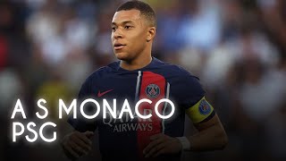 A S Monaco vs PSG  LIGUE 1  LIVE [upl. by Haveman226]