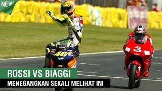 Menegangkan Valentino Rossi vs Max Biaggi Di Berbagai Sirkuit MotoGP Bikin Penonton Heboh [upl. by Barhos]