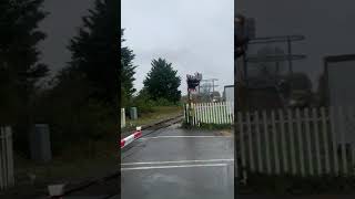 Possibly a faulty alarm Cookham station level crossing Cookham Berkshire England [upl. by Gamali]