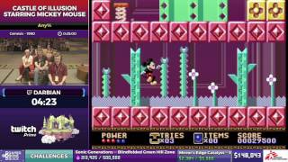 Castle of Illusion Starring Mickey Mouse by darbian in 1852  SGDQ2017  Part 19 [upl. by Oicirbaf744]