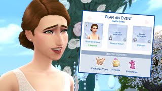 using the sims to plan my irl wedding [upl. by Aeslehc]