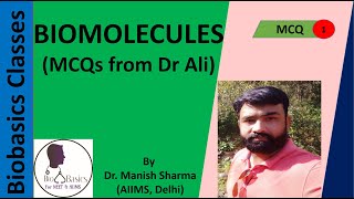 MCQs on BIolomecules from Dr Ali Book NEETNCERT [upl. by Ardeth]