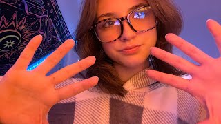 ASMR positive affirmations and upclose hand movements [upl. by Nivrac]