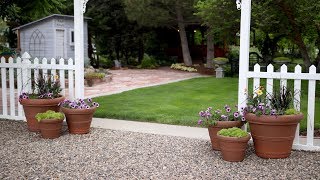 How to Create an Arrangement with a Trio of Containers 🌿🌸 Garden Answer [upl. by Meerak221]