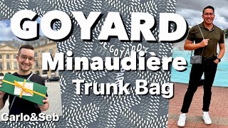 Discover the Hidden Beauty of the Goyard Minaudière Trunk Bag Unboxing  CarloampSeb [upl. by Gannes]