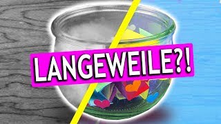 7 Ideen gegen LANGEWEILE  Anti Langeweile DIYs  DIYs mit Sachen die man ZUHAUSE hat  DIY Kids [upl. by Roxy250]