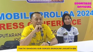 Kombinasi Setter Tiara Sanger dan Jovana Brakocevic Buat Bandung BJB Tandamata Taklukan Jakarta BIN [upl. by Nyssa379]