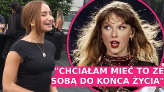 Angelika Mucha zrobiła nowy tatuaż To piosenka Taylor Swift [upl. by Eissac]