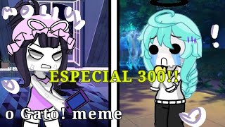 MEMEO gato pretogacha life🧨ESPECIAL 300 ESCRITOS🧨 [upl. by Aihsem411]