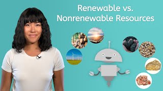 Renewable vs Nonrenewable Resources  Elementary Science for Kids [upl. by Anaeel]