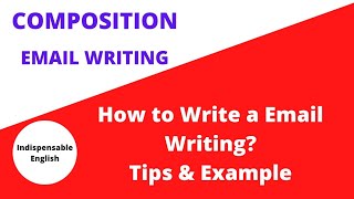 Email Writing class 6 English  Format Example and Tips  Letter Writing [upl. by Weed725]