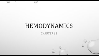 Hemodynamics [upl. by Dihahs]