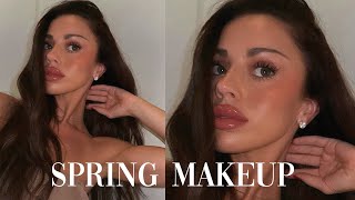 EVERYDAY SPRING MAKEUP ROUTINE  glowy get ready with me [upl. by Frodine733]