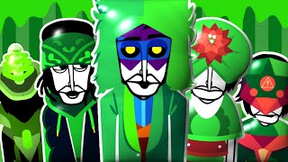 Incredibox all Green Characters [upl. by Itirp10]