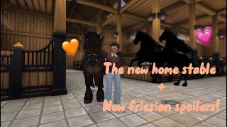 New home stable  new friesian spoilers 🧡💗  star stable online [upl. by Katerine]