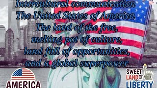 Intercultural communication USA lets explore and experience the amazing “American dreamquot 🇺🇸🗽 [upl. by Schiffman]