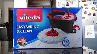 Unboxing Vileda easy wring amp clean mop set cleaning ofwlife uae dubai [upl. by Htiekel748]