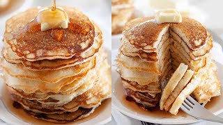 INSANELY FLUFFY Old Fashioned Buttermilk Pancakes [upl. by Zavala]