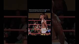 When Israel Adesanya stayed in the middle of the ring because he didn’t have any corner 🥶 [upl. by Nevets433]