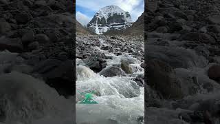 Amazing View of Kailash Parbat I Best kailash kailashkher shiv spiritual view short [upl. by Nitneuq]