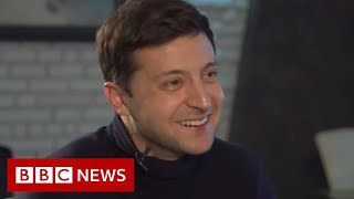 Ukrainian President Zelensky’s journey from comedian to convincing war leader  BBC News [upl. by Modla]