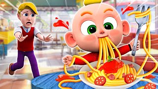 Yummy Spaghetti Song  First Time at the Restaurant  Baby Songs  Kids Song amp Nursery Rhymes [upl. by Malcolm]