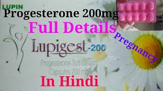 Progesterone Lupigest Progesterone Soft Gelatin 200 Capsules Micronised Progesterone 200 Capsules [upl. by Allimac]