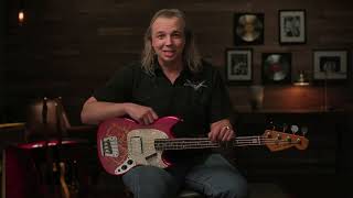 FENDER PLAY FOUNDATION MUSTANG BASS OURNEYMAN RELIC MASTERBUILT VINCENT VAN TRIGT ONE OF A KIND [upl. by Gordy]