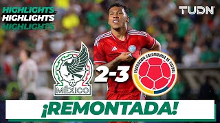 HIGHLIGHTS  México vs Colombia  Amistoso Internacional  TUDN [upl. by Aldo]