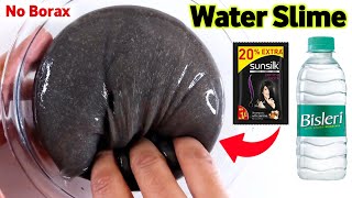 How to make Water Slime Without Borax  Sunsilk Shampoo Slime  No Borax Shampoo Slime Making ASMR [upl. by Story]