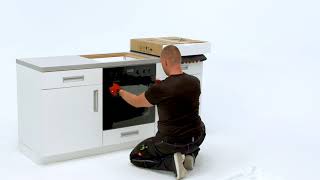 How to install your Electrolux Oven with Hob  Built Under installation [upl. by Omidyar]