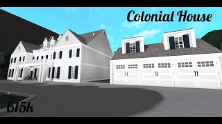 Bloxburg Colonial House 615k [upl. by Woll]