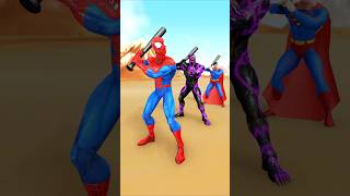 Super strength of Spiderman vs Joker Super man Black panther gta gtav spiderman homemaranha [upl. by Jordain]