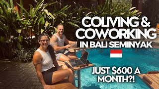 Bali Digital Nomads Coliving and Coworking  Tour of Biliq Seminyak IS IT WORTH IT [upl. by Enihpled84]