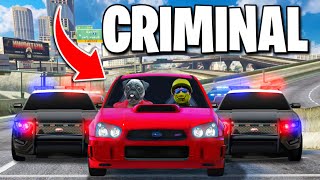 Turning In Criminals To PD As A Getaway Driver in GTA 5 RP [upl. by Atnes583]