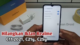 Cara menghilangkan iklan realme c11 2021 c21y c25y c11 2022 [upl. by Nirok]