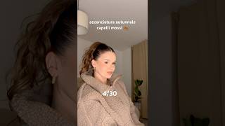 Acconciatura autunnale capelli mossi 430 capellimossi wavyhairstyle hairtutorial [upl. by Namref]