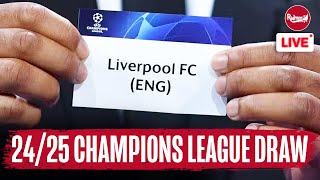 202425 Champions League  League Phase Draw  LIVE REACTION [upl. by Fitton]