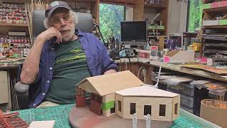 Working with Howard Zane Part 2  The Esso Gas Staton in O Scale [upl. by Shawn]