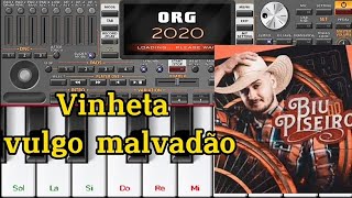 VINHETA VULGO MALVADÃO ORG 2021 🎹❤️💥 [upl. by Dressel157]