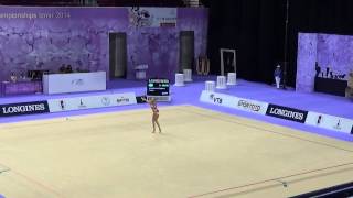 KUDRYAVTSEVA YANA RUS  CLUB FINALS RG WORLDS IZMIR 2014 [upl. by Korie574]