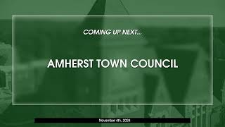 Amherst Town Council November 4th 2024 [upl. by Patten396]