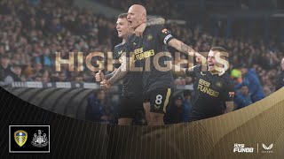 Leeds United 0 Newcastle United 1  Premier League Highlights [upl. by Myrvyn601]