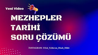 MEZHEPLER TARİHİ SORU ÇÖZÜMÜ [upl. by Falcone]